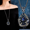 TheRyuko Vintage Long Sweater Chain Necklaces For Women Antique