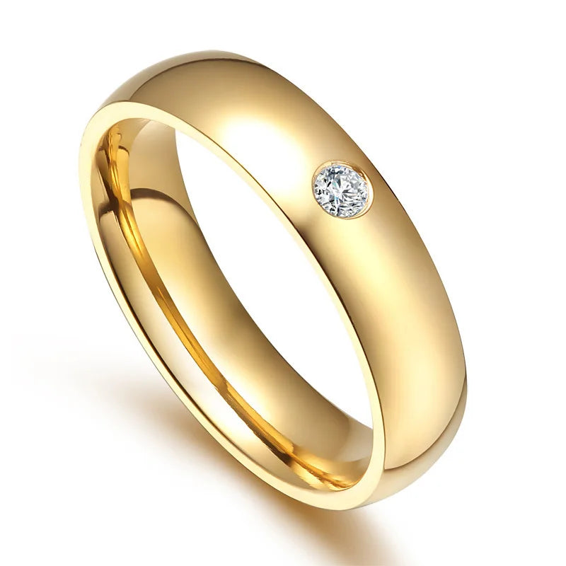 TheRyuko Classic Wedding Rings for Women Men