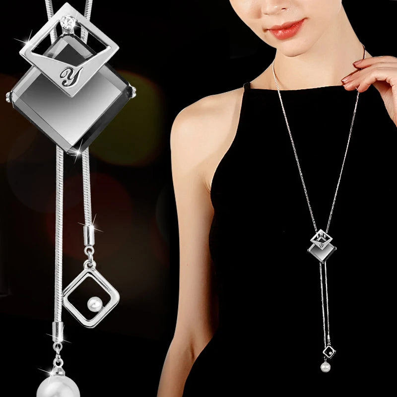 TheRyuko  Long Necklaces for Women Necklaces & Pendants Accessories