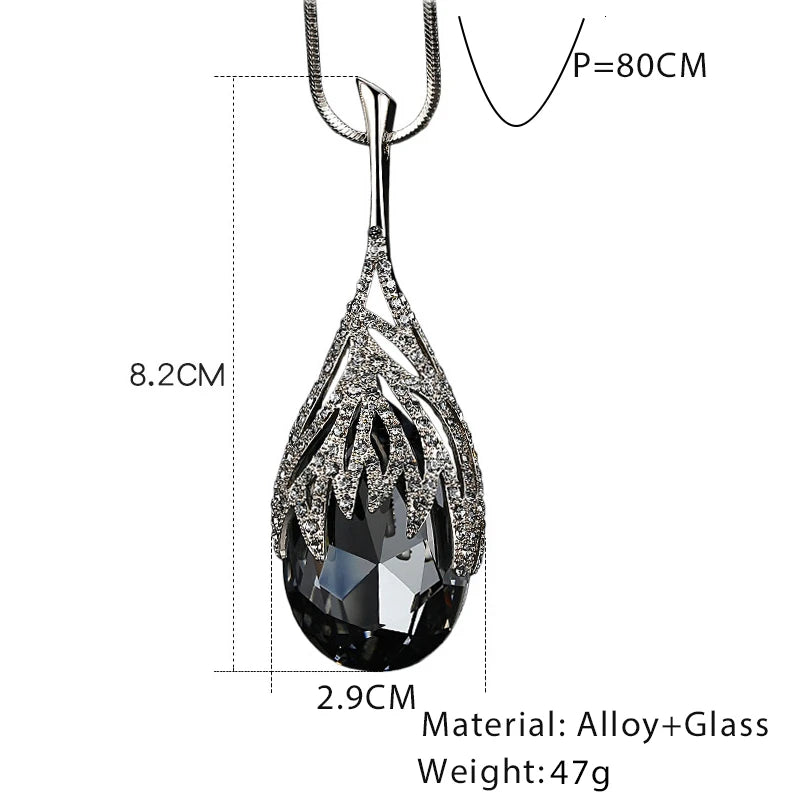 TheRyuko  Long Necklaces for Women Necklaces & Pendants Accessories