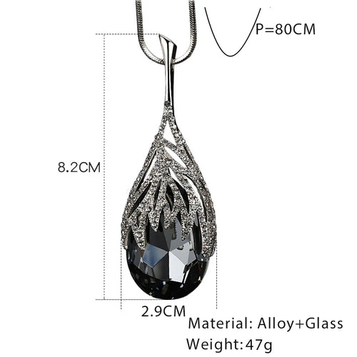 TheRyuko  Long Necklaces for Women Necklaces & Pendants Accessories