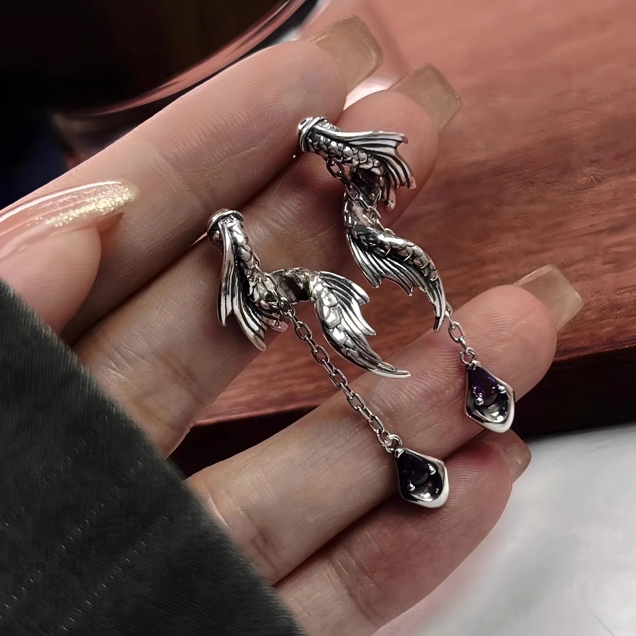 TheRyuko  925 Sterling Silver Bow Knot Earring for Women