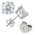 TheRyuko  S925 Silver Moissanite Claws With Earrings Hip-Hop Jewelry Ice Out