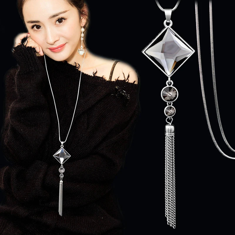 TheRyuko  Long Necklaces for Women Necklaces & Pendants Accessories