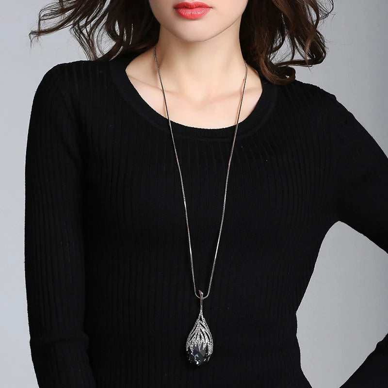 TheRyuko  Long Necklaces for Women Necklaces & Pendants Accessories