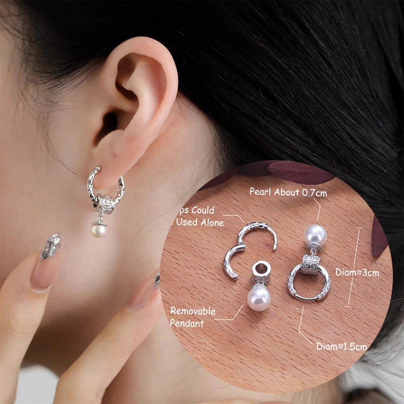 TheRyuko  925 Sterling Silver Bow Knot Earring for Women