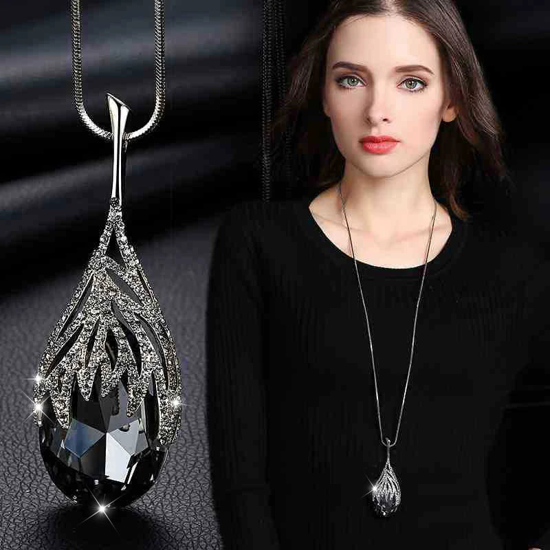 TheRyuko  Long Necklaces for Women Necklaces & Pendants Accessories
