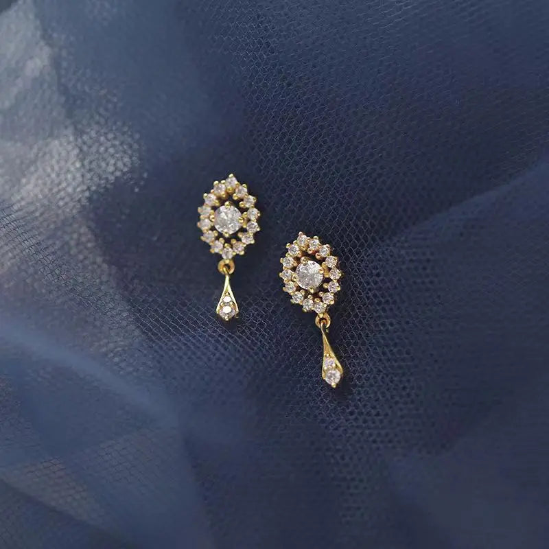 TheRyuko Exquisite Planet Moon Butterfly Tassel Earrings