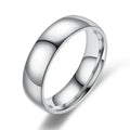 TheRyuko  Gold Stainless Steel Lover Couple Wedding Band Rings for Women Men