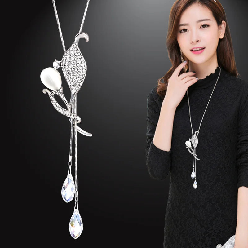 TheRyuko  Long Necklaces for Women Necklaces & Pendants Accessories